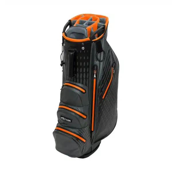 Lynx Attitude Waterproof Cart Golf Bag in Orange