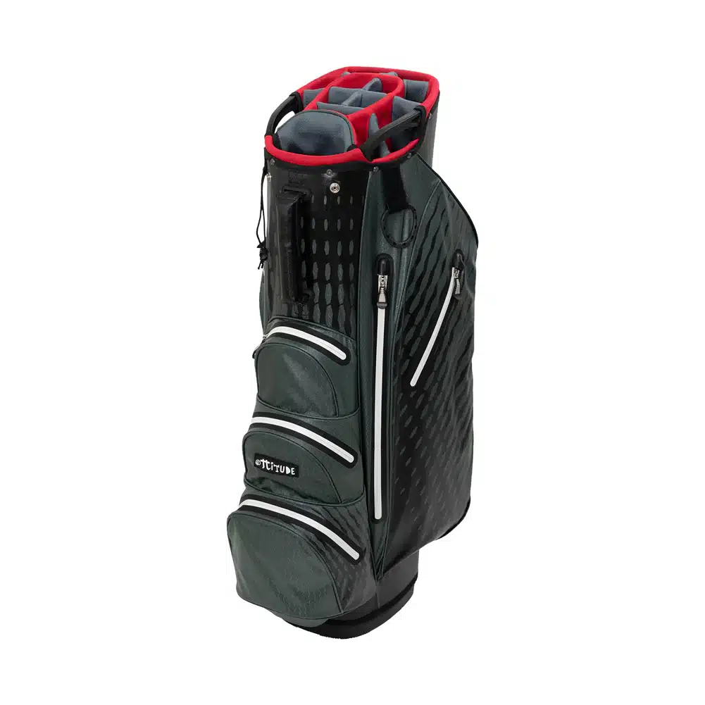 Lynx Attitude Waterproof Cart Golf Bag in Red