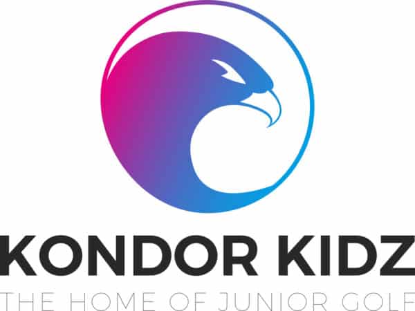 Kondor Kidz, The home of junior golf logo picturing a condor bird.