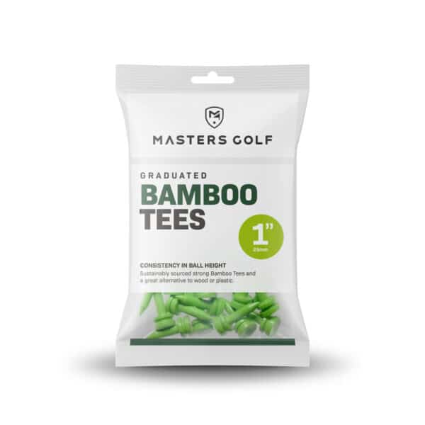 Masters Bamboo Graduated Tees in 25mm in green