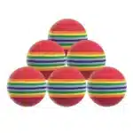 Longridge Multi-coloured Foam Balls - 6 Pack
