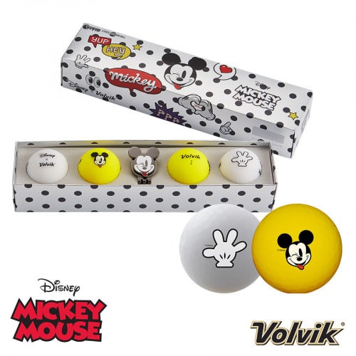 Volvik Vivid Disney Mickey Mouse Golf Ball Gift Pack