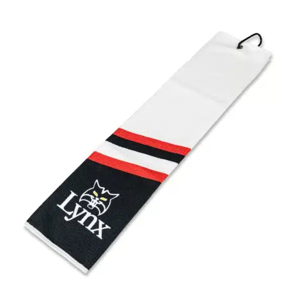 Lynx Microfibre Tri-Fold Golf Towel
