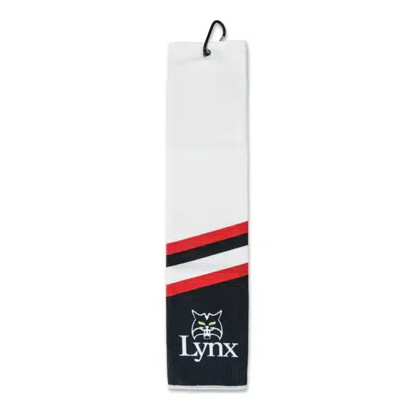 Lynx Microfibre Tri-Fold Golf Towel