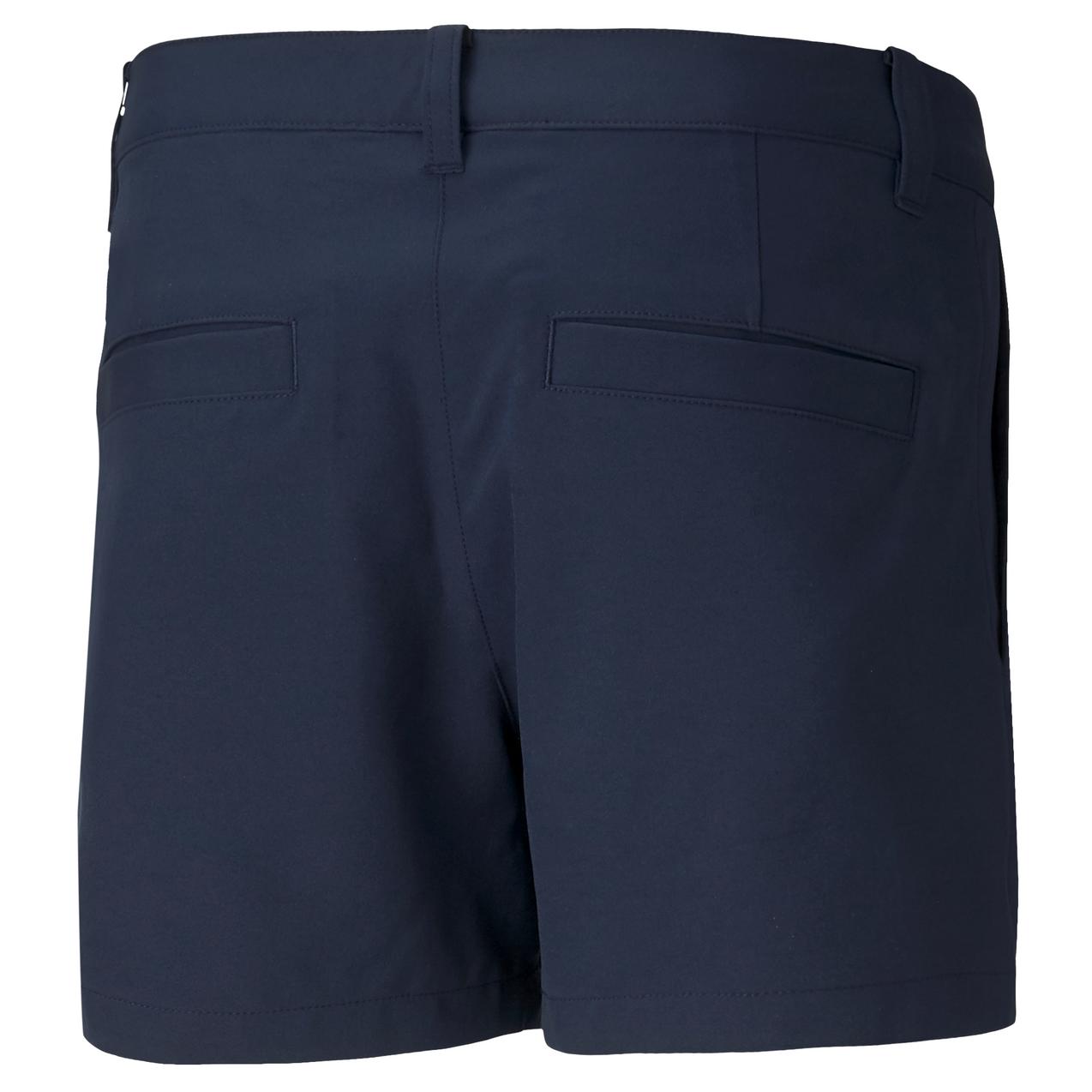 Girls puma golf shorts in a navy colour.