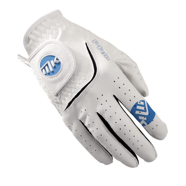 Mkids Junior Golf Glove, size Extra large in blue.