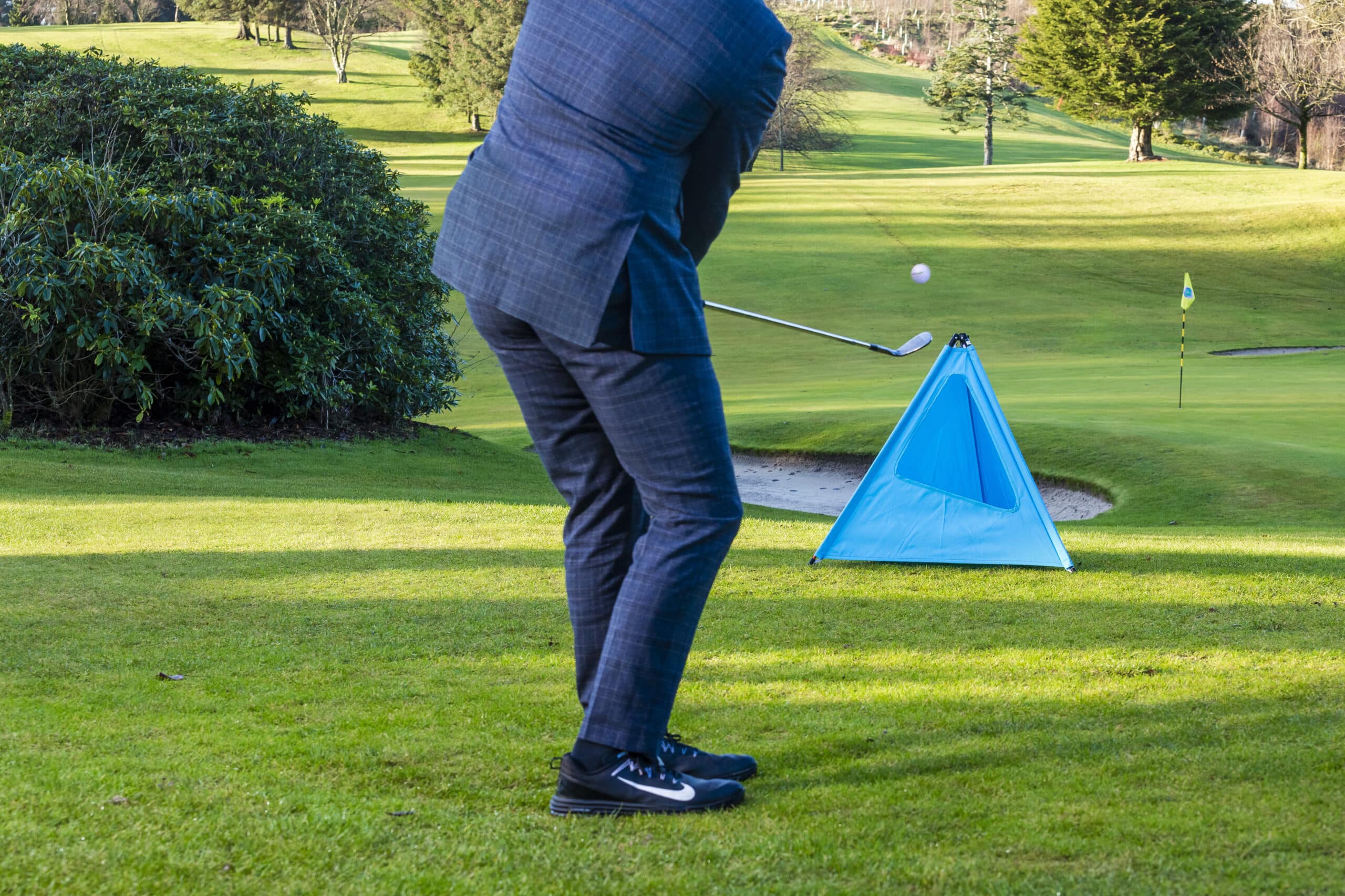 EcoSHOT Golf chipping target made by EcoWow from sustainable recycled materials.