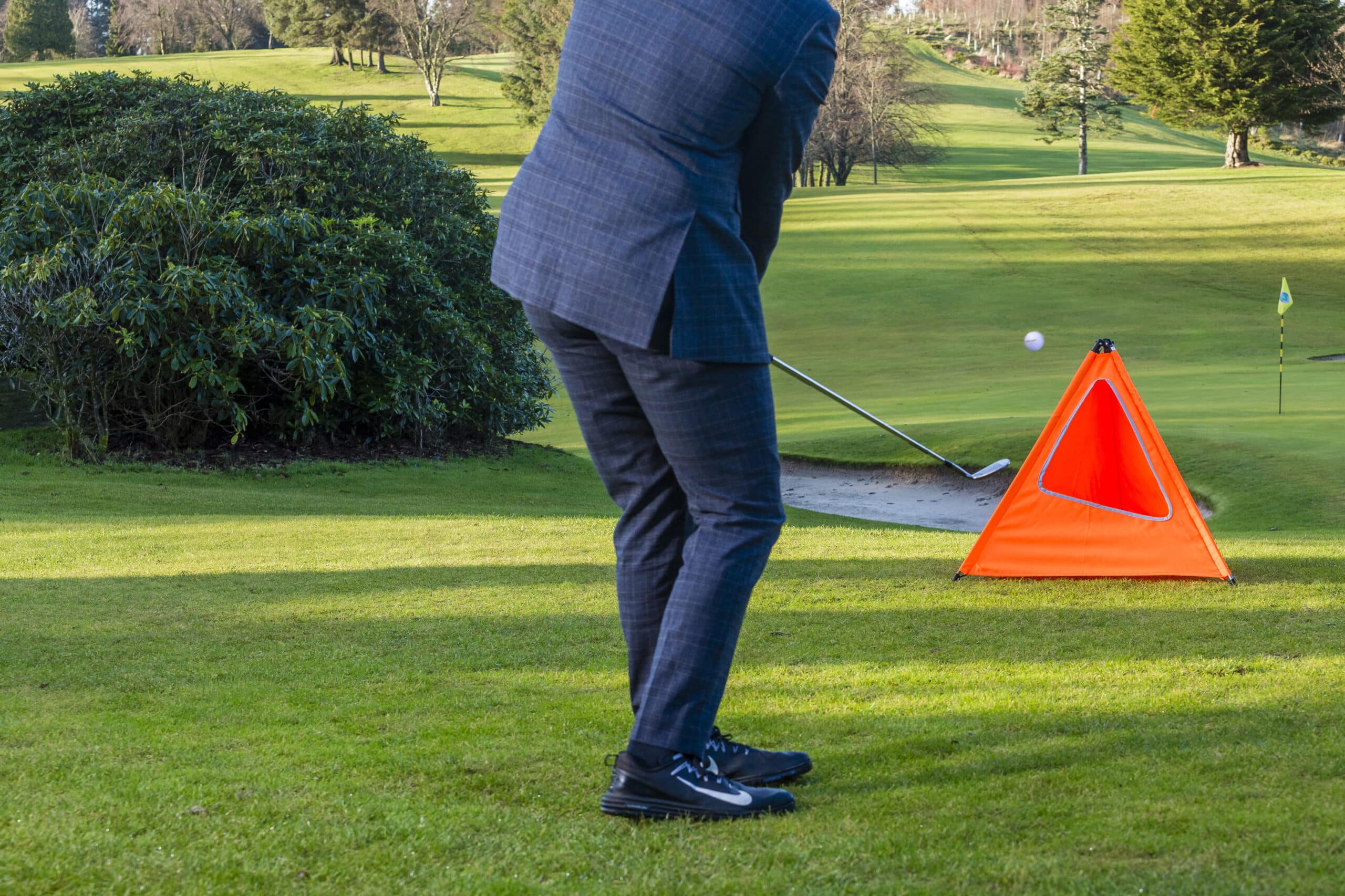 EcoSHOT Golf chipping target made by EcoWow from sustainable recycled materials.