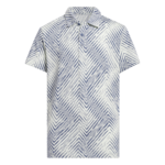 Adidas Boys Herringbone Scripted Polo Shirt Kids