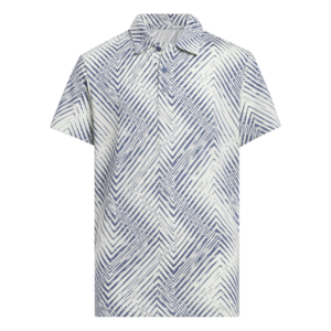 Adidas Boys Herringbone Scripted Polo Shirt Kids