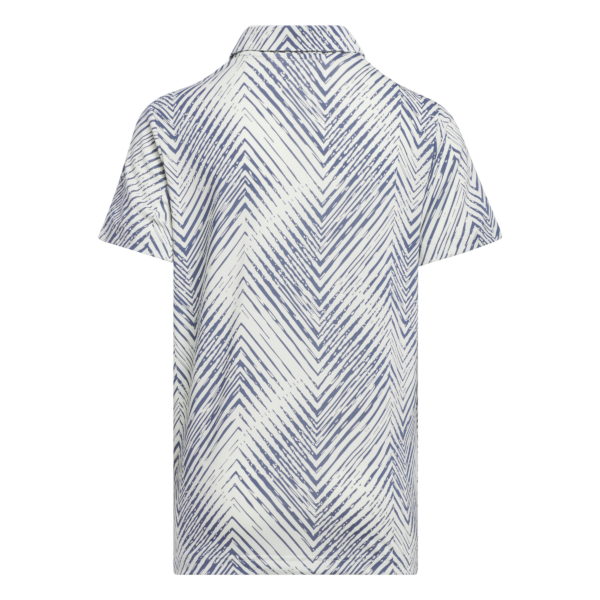 Adidas Boys Herringbone Scripted Polo Shirt Kids