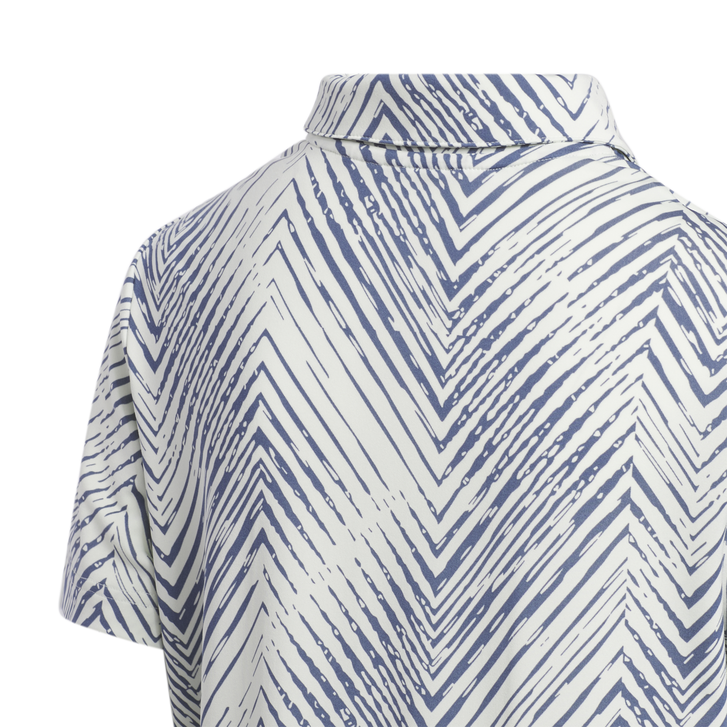 Close up of the back and collar of the Adidas Boys Polo Shirt