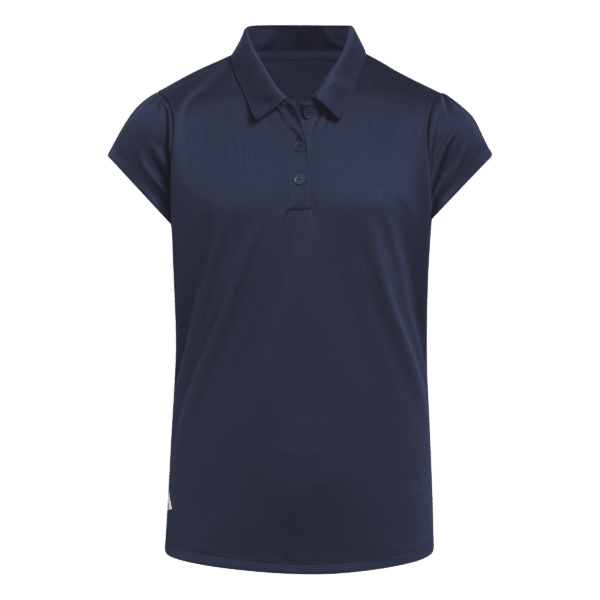 Adidas Girls' Performance Polo Shirt Navy