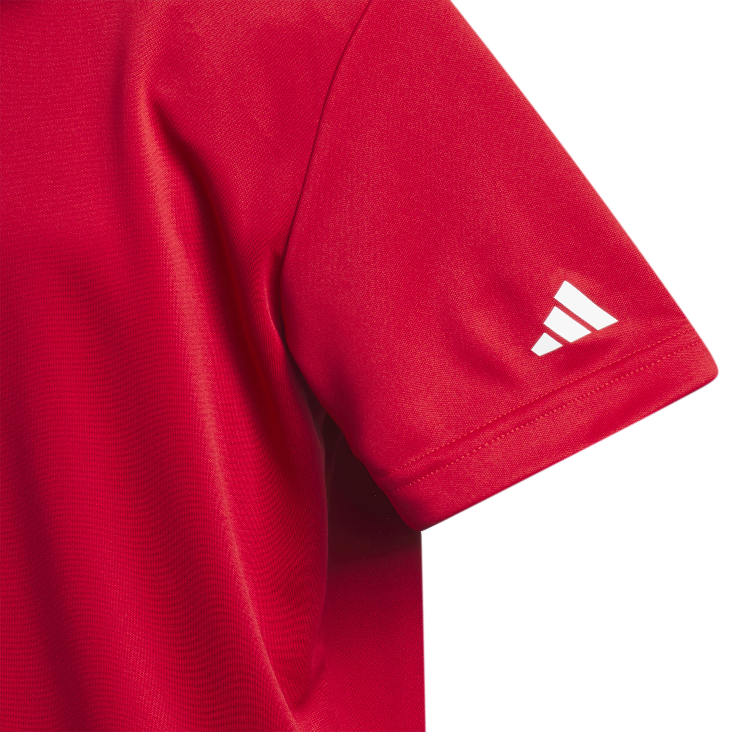 Adidas Performance Short Sleeve Polo Shirt Boys In Red