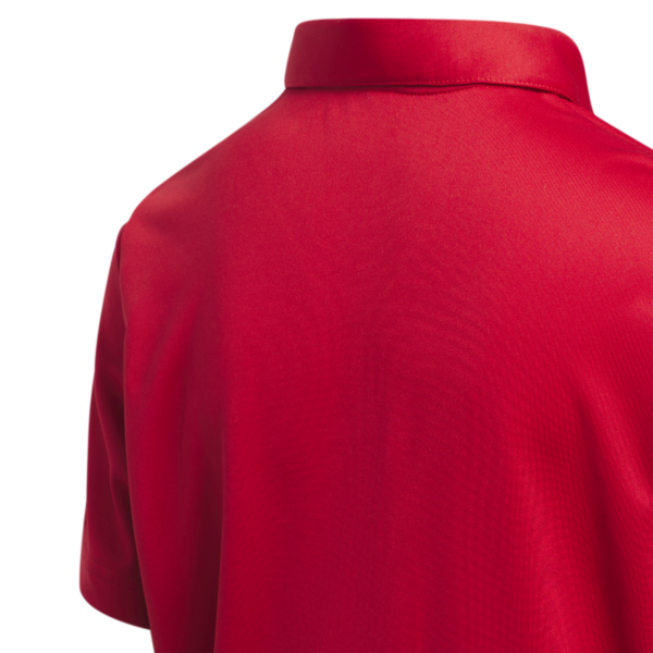 Adidas Performance Short Sleeve Polo Shirt Boys In Red