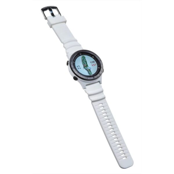 Voice Caddie A2 Golf GPS Watch out stretched showing the strap.