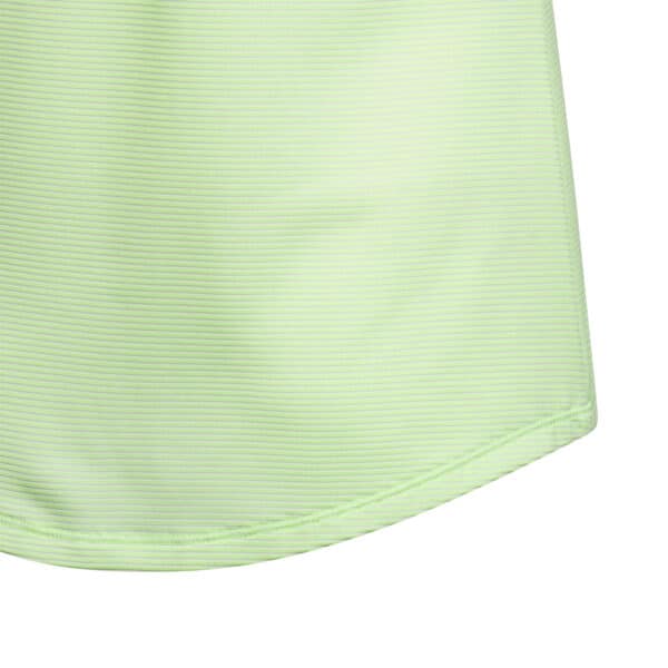 Close up of adidas girls ottoman polo shirt.