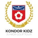 Birstall golf club logo featuring the Kondor Kidz Junior Golf Tour script underneath the logo