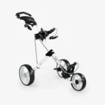 Masters MKids 3 wheel golf trolley in white.