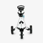 Masters MKids 3 wheel golf trolley in white.