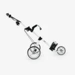 Masters MKids 3 wheel golf trolley in white.