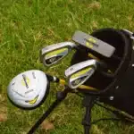 Longridge Challenger junior golf set for children aged 4+ years, including clubs and stand bag