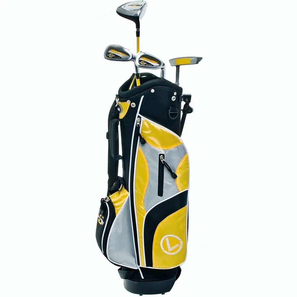 Longridge Challenger junior golf set for children aged 4+ years, including clubs and stand bag