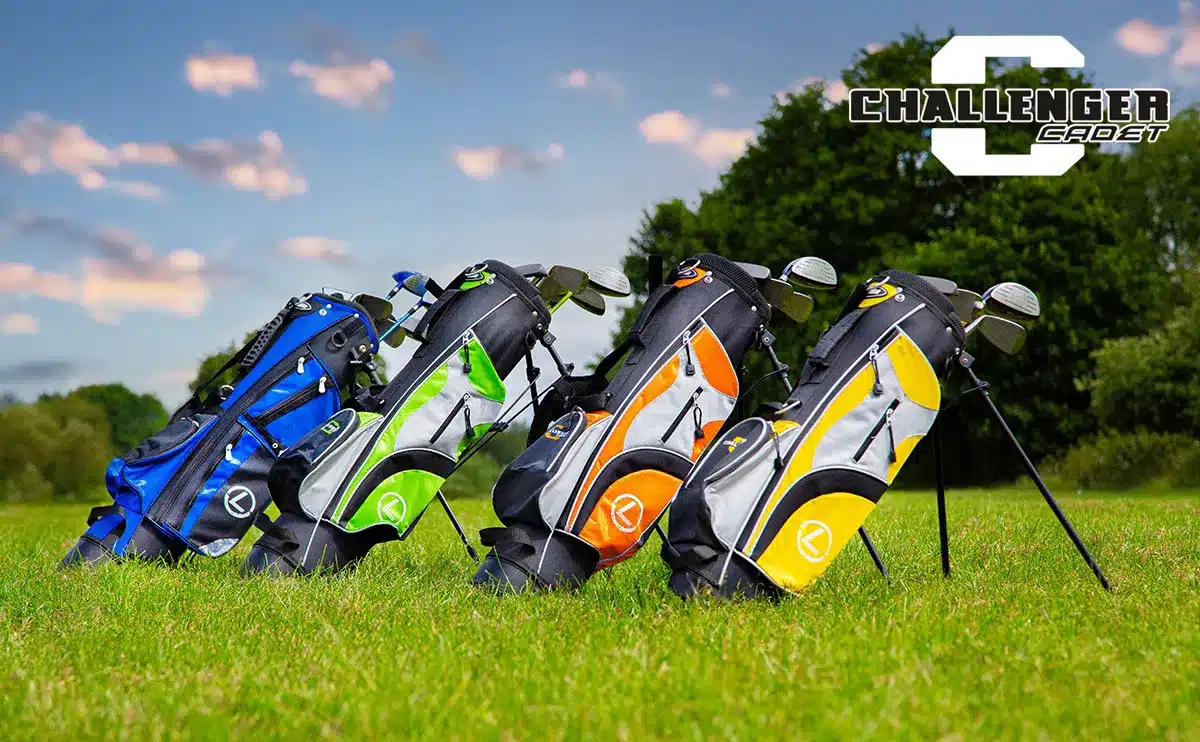 Longridge Challenger junior golf set for children aged 4+ years, including clubs and stand bag
