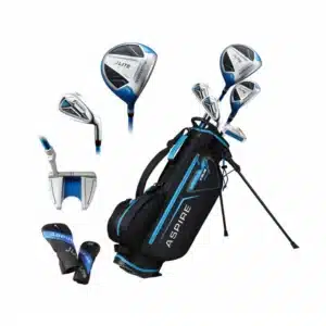 Skymax Aspire J-Lite junior golf set 112–132cm right hand with lightweight clubs and stand bag for kids